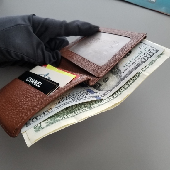 Louis Vuitton LV Vintage Men's Bilfold Wallet Signature/France - Picture 7 of 16